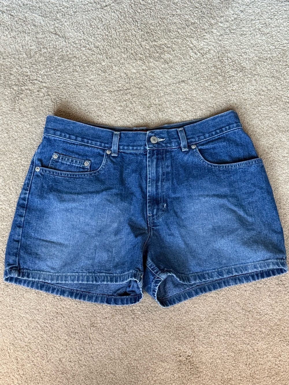 Vintage Old Navy Blue Jeans High Rise Denim Shorts Women’s Size 12